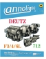 Preview: Deutz Diesel Motor Typ F3/4/6L 712 Bild- Bedienungsanleitung & Wartungsanleitung & Bild- Ersatzteilliste & Explosionszeichnungen - annoligno 840